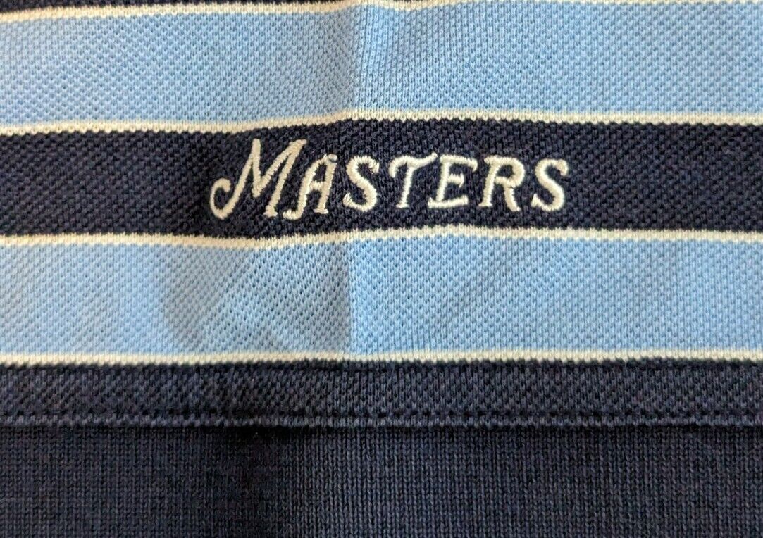 Masters Collection Blue Striped 60's 2 ply Pima C… - image 5