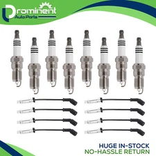 8mm Wireset & 8 Spark Plug for Chevy Silverado 1500 GMC Sierra V8 Vortec 758EE