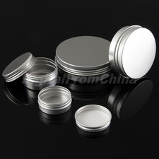 Botella de embalaje de gemas de brillo cosmético vacía contenedor de maquillaje de aluminio para mujeres