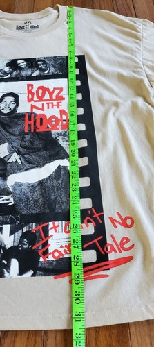 NWOT Boyz N The Hood Brown Graphic Ice Cube Short Sleeve T-Shirt Men's Size 3X - Picture 7 of 7