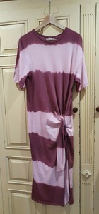 zara pink tie dye dress