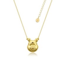 Image of Disney Winnie the Pooh Gold-Plated Pooh Character Necklace - DYN1020 - New