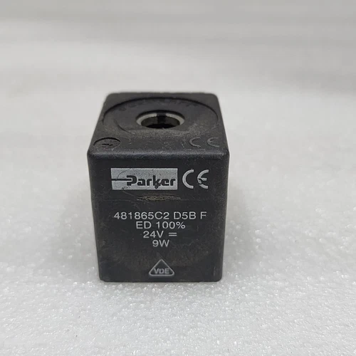 PARKER 481865C2 D5B F SOLENOID COIL 24VDC