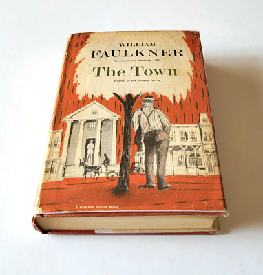 The Town William Faulkner 1st ED 2nd Print 1957 HC w/ Misprint
