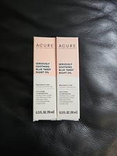 Acure Seriously Soothing Blue Tansy Night Oil .3 fl oz 10 ml Vegan NEW W/ Box