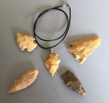 5 Authentic Native Artifacts Arrowheads,Knives & Spears Kenton Co Kentucky