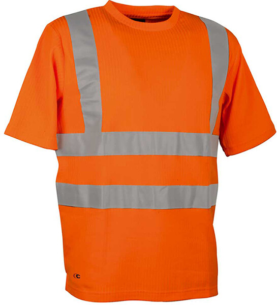 T-SHIRT ALERT ARANCIO  M COFRA