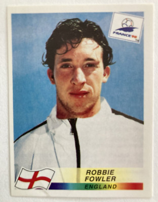 Panini WM France 98, Sammelbild Nr.477, Robbie Fowler, England, schöner Zustand