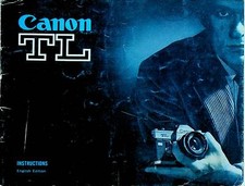 Canon TL Camera Instruction Manual