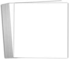 White Cardstock Scrapbook Paper 12X12 Heavy Weight 120 Lb Cover Card Stock – 25