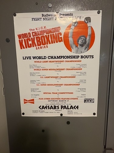 1980's The K.I.C.K WORLD CHAMPIONSHIP KICKBOXING Series DON "The Dragon " Wilson