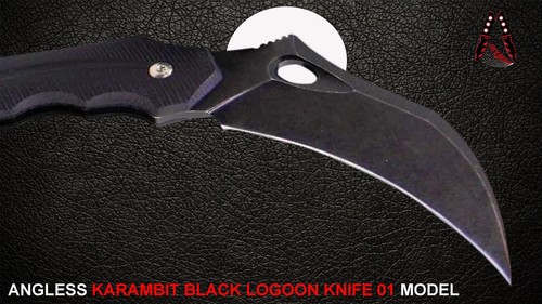 Birthday Gift Set Of 3 Premium Angless Folding Knives Handmade Damascus Lot 36 - Picture 13 of 14