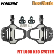Promend Road Bike Bicycle Self-lock Pedals LOOK KEO Cleats Clipless Pedals
