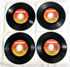 Lot of (4) 45's - Bruce Springsteen, 45 RPM, 7", VG+.  See Pictures For Titles