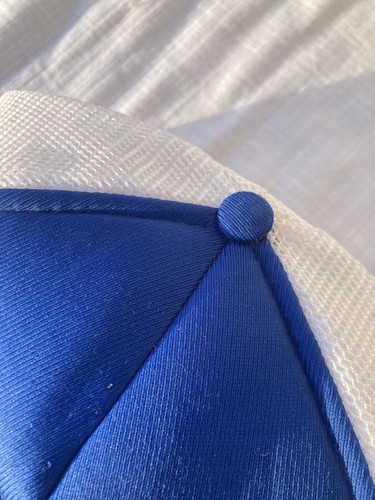 Never Worn Mint Vintage 80s Rare Retro Pepsi Cola - Dash Blue White  Trucker Hat - Picture 8 of 10