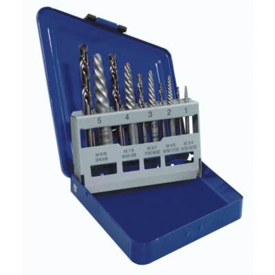 10PC LEFT HAND EXTRACTOR & COBALT DRILL SET BY IRWIN - 11119
