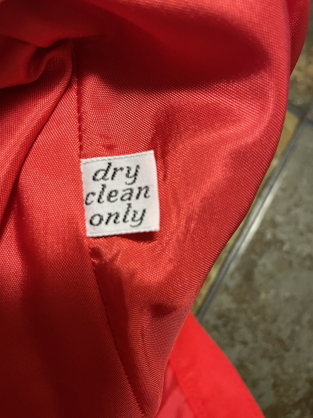 Vinatge 70s PENDLETON 100% Wool Solid Red Pleated… - image 8