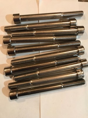 Qty 10 M12 x 2.50 x 120 MM Socket Cap Screw Stainless Steel