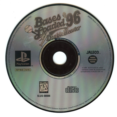Bases Loaded 96: Double Header Sony PlayStation 1 PS1 PSX Game Disc Only