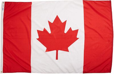 3 Canadian Flags 12''x18'' Annin Canada 281200WE NYL-GLO High Quality FreePriority