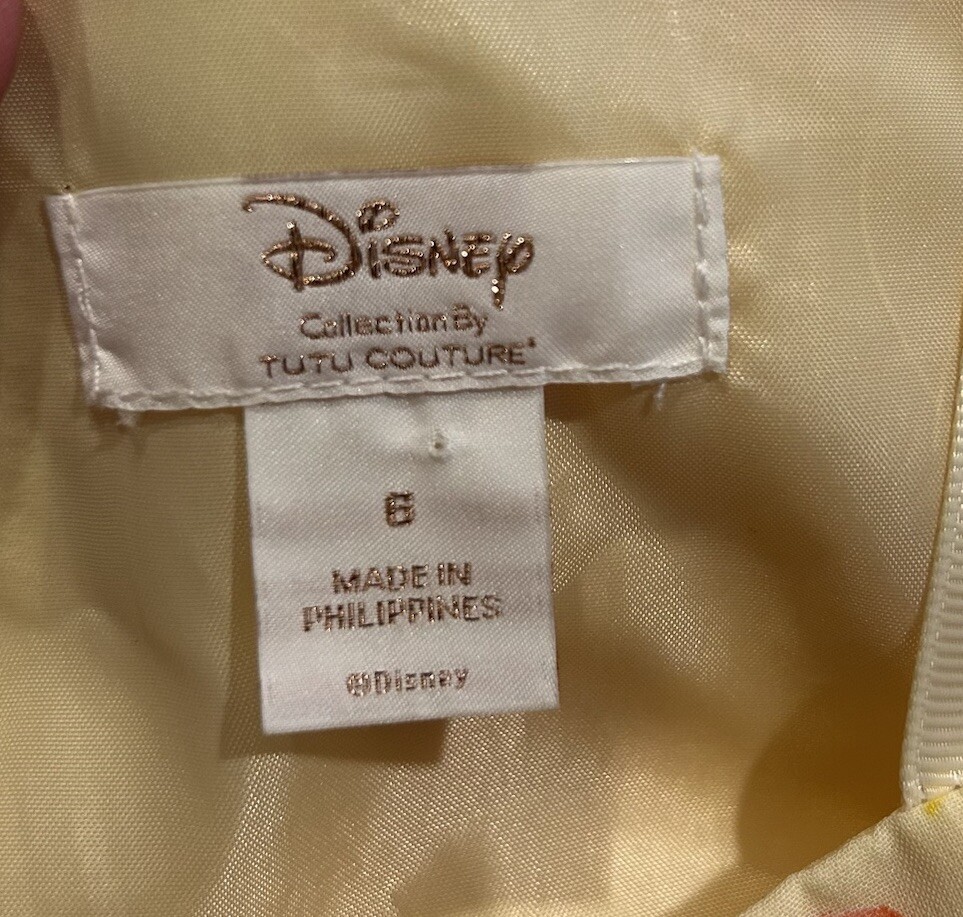 Disney tutu couture beauty and the beast dress Si… - image 5