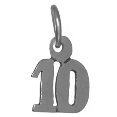 Ster Number Numeral Pendants #'s 10-29, Style #402