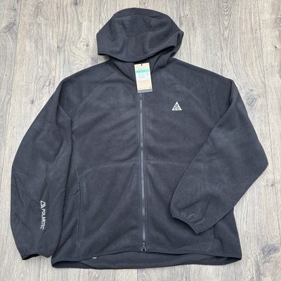 Nike ACG Hooded Jacket Size XL Mens Black Summit White Wolf Tree Loose Fit $135