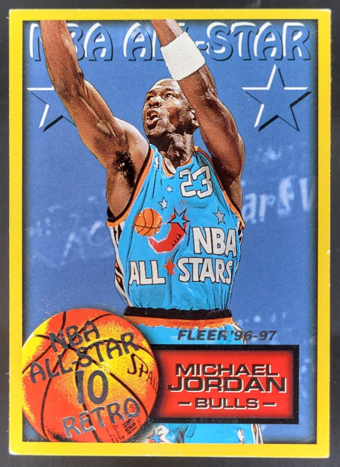 1996-97 Fleer Michael Jordan #282 Chicago Bulls DD5