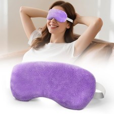 Microwave Heated Eye Mask, Steam Warm Compress for Dry Eyes, Work with Reliev...