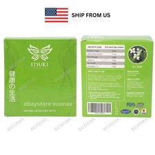 1 X Itsuki Kenko Natural Detox Foot Patch 50 Sachets Free Shipping