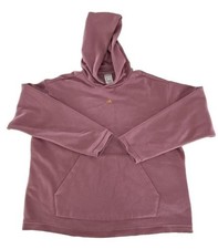Adidas Pink Pullover Hoodie with Pocket and Logo