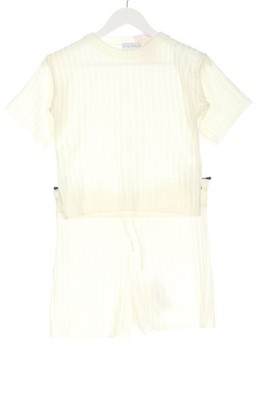 IN THE STYLE Strick Twin Set Damen Twin Set Gr. DE 38 wollweiß Casual-Look