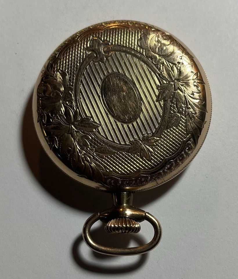 Винтажные Швейцарские Одобренные Карманные Часы с 21 Драгоценностью Рабочее Состояние товара Золотой Корпус - Изображение 2 из 4