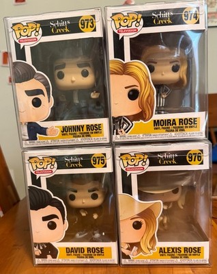 Funko Pop! Schitt's Creek Lot - Johnny, Moira, David, Alexis Rose - NEW in Box