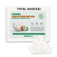1LB Unscented Glycerin Soap Base DIY Handmade Soap Moisturizing Melt and Pour...