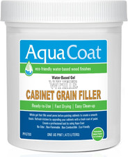Water-Based White Cabinet Wood Grain Filler Gel   Fast Drying, Low Odor White Wo