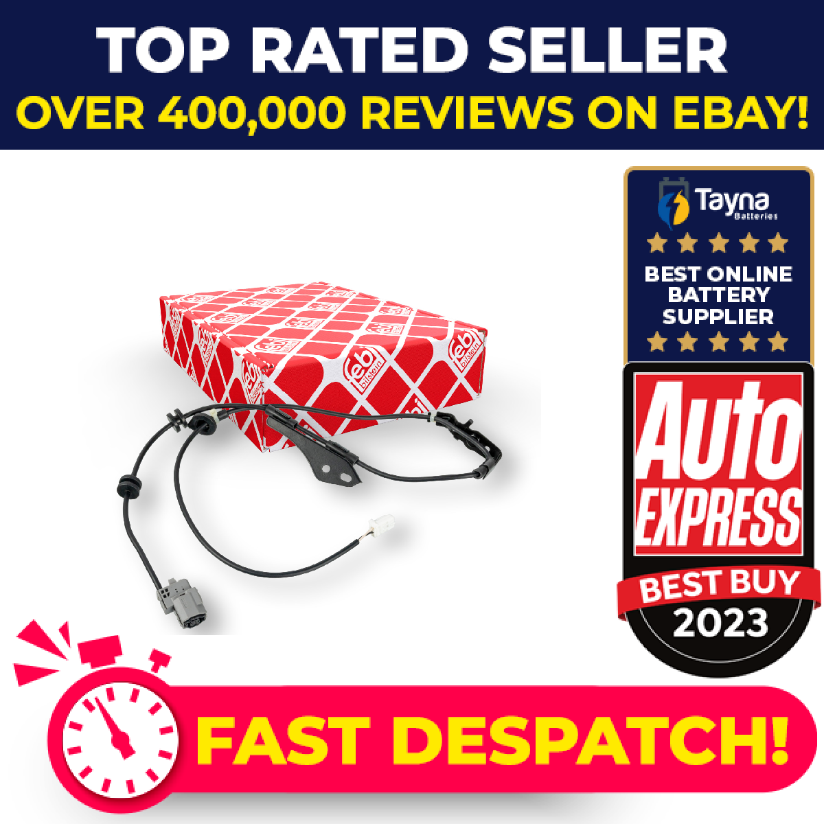 ABS Sensor fits TOYOTA COROLLA E15 1.4 06 to 13 4ZZ-FE Wheel Speed 8951602170
