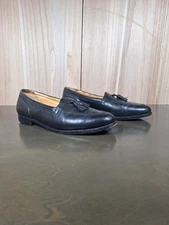 Size 12 D - Saxone Of Scotland Hampton D Men's Black Dress Shoes Kiltie Tasell