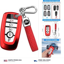 QBUC for Ford Key Fob Cover,Compatible with Ford Mustang Fusion Raptor F150 E...