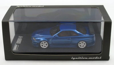 ignition model 1/43 Nismo R34 GT-R Z-tune Bayside Blue IG0791 | eBay