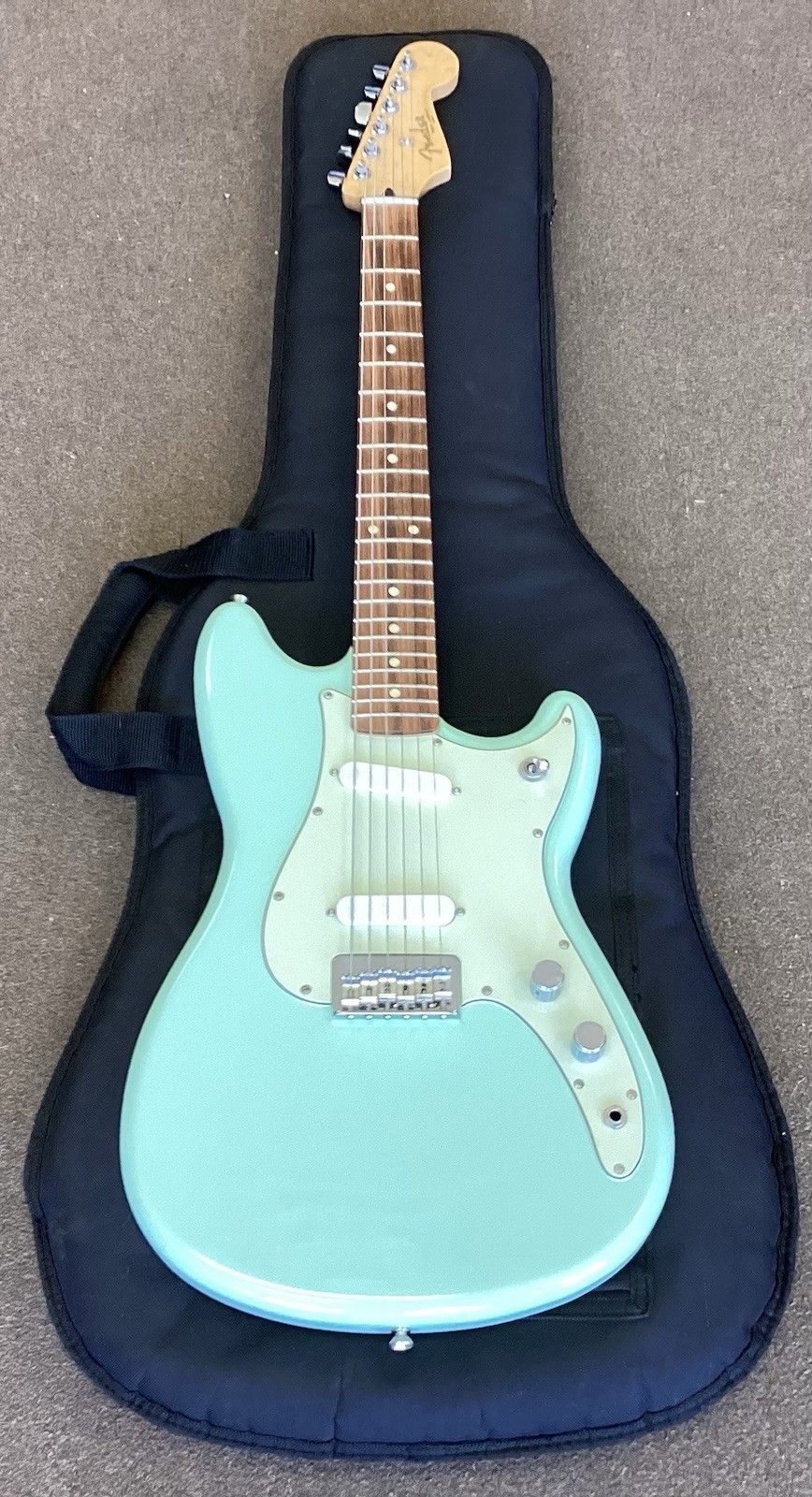 2017 Fender Player Duo Sonic Electric Guitar Seafoam Green Made in Mexico