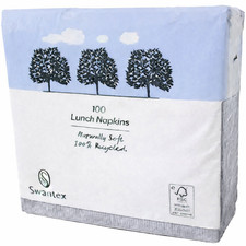 Swantex Paper Lunch Napkins Disposable Serviettes Tissue Paper 33cm & 40cm 2ply