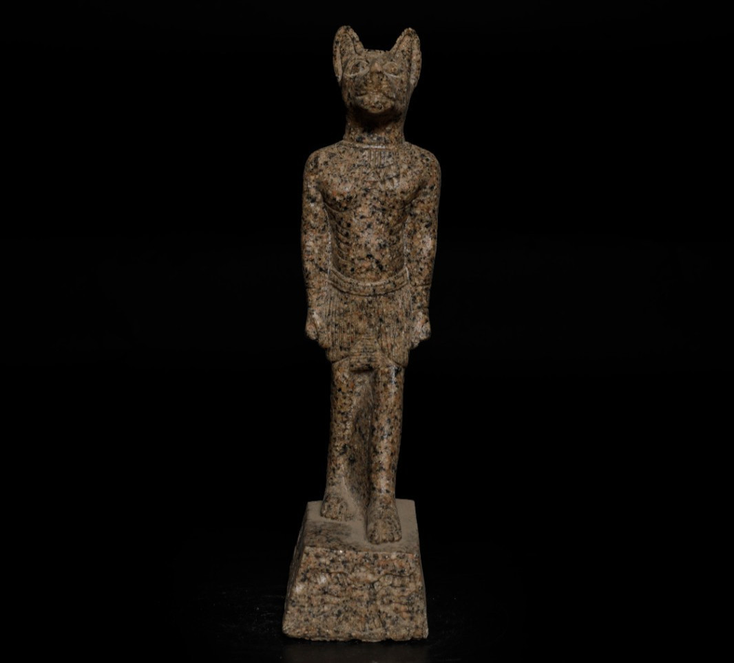 Authentic Ancient Egyptian Antiques Goddess Bastet Statue Artifact Figure BC