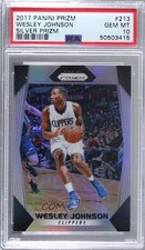 2017-18 Panini Prizm Silver Prizm Wesley Johnson #213 PSA 10 GEM MT 0h2x
