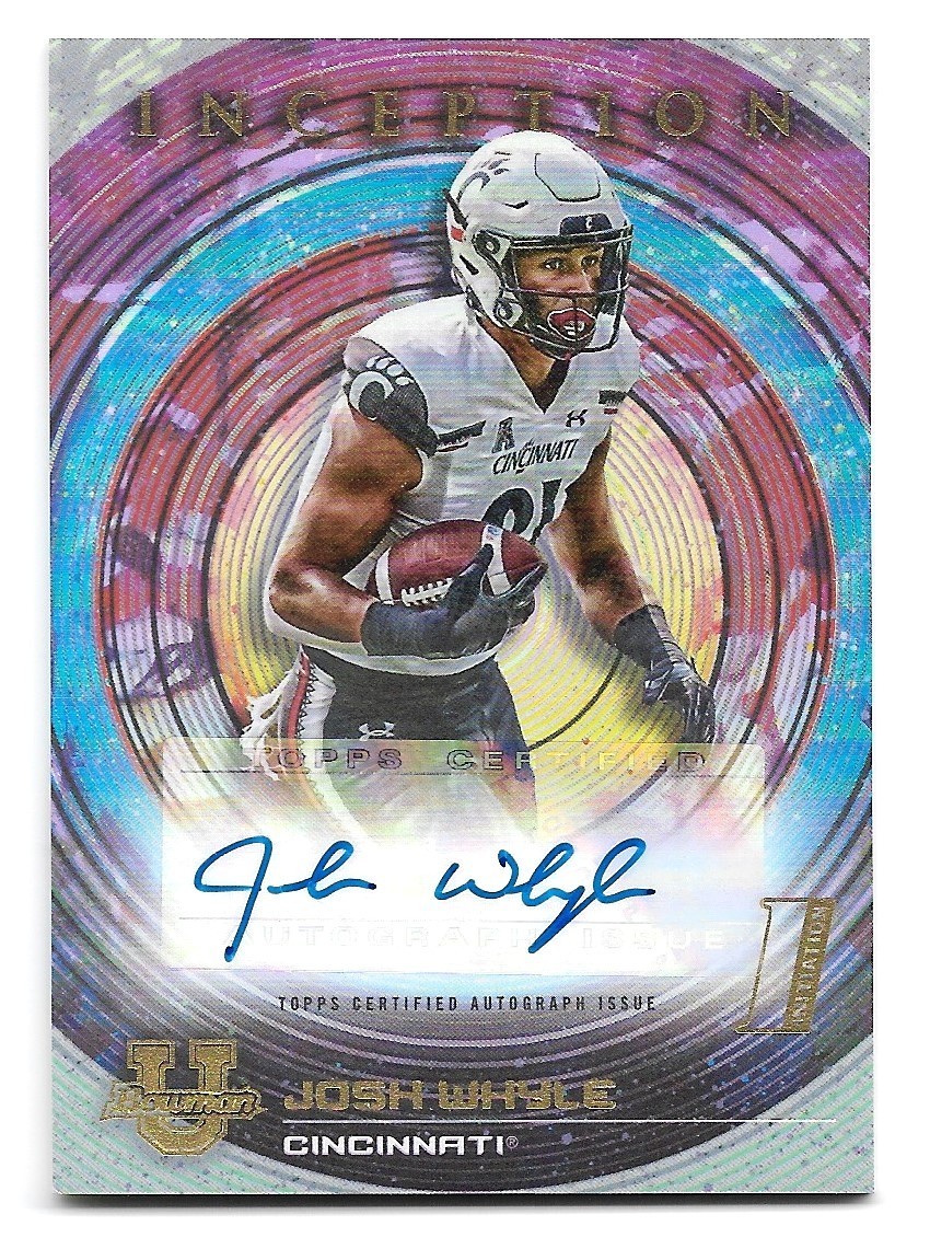 2022-23 BOWMAN INCEPTION UNIVERSITY JOSH WHYLE AUTOGRAPH (BIA-JWE) BEARCATS
