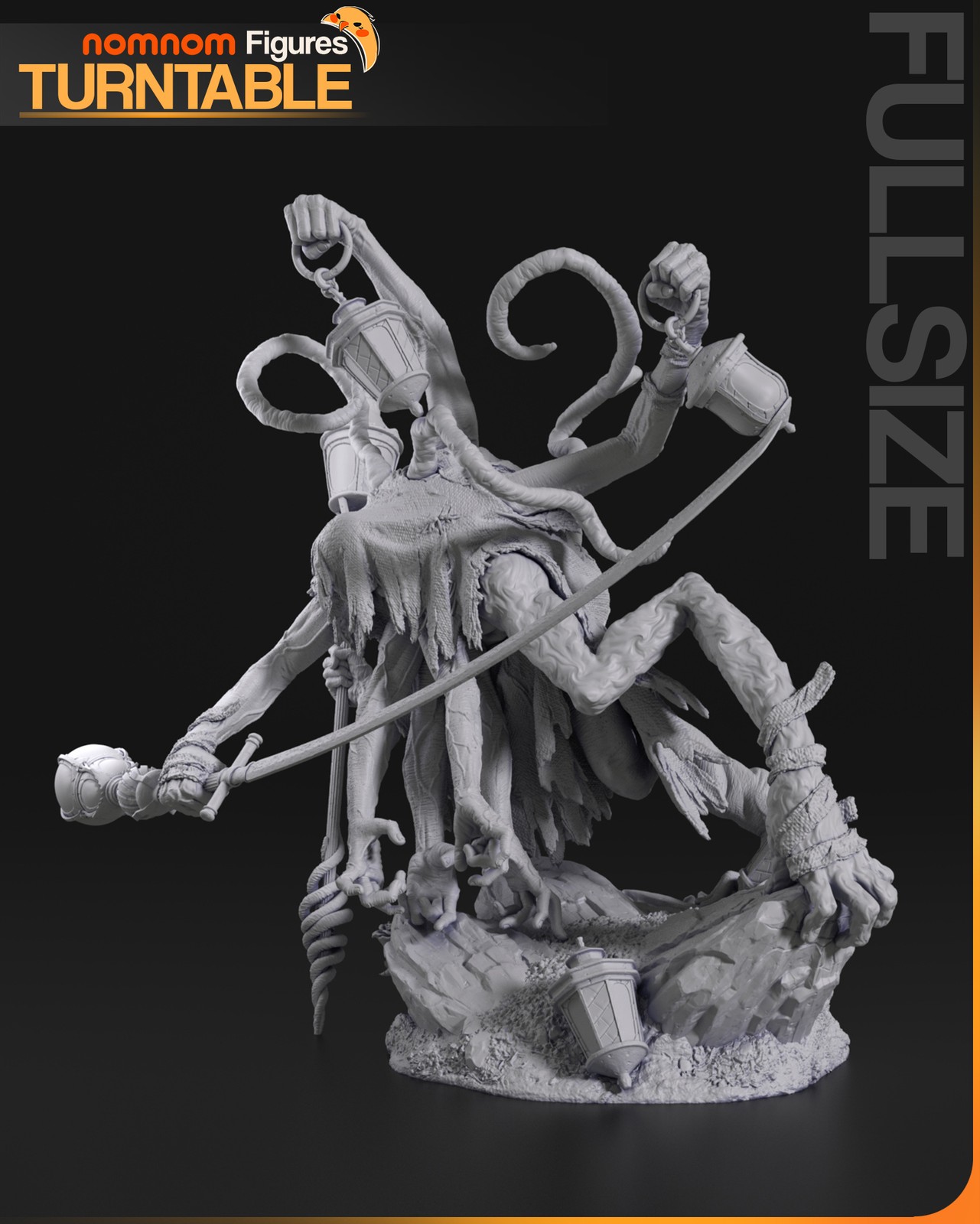 1:10 Scale Seeing the Light High Quality Unpainted Resin Garage Kit - Thumbnail 6