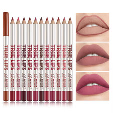 12 Pcs Long-Lasting Lipstick Set with Professional Lip Liner Pencil and Matte Li