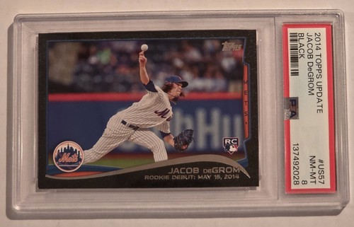Jacob DeGrom [Black] #US57 2014 Topps Update card