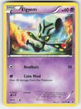 Elgyem 54/101 Common Noble Victories Pokemon Moderately Played