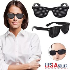 Small Hole Glasses Eyes Correction Exercise Eyesight Improvement Vision Care USA
